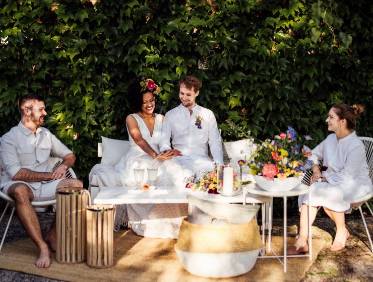 Elegante Hochzeit im eigenen Garten 1