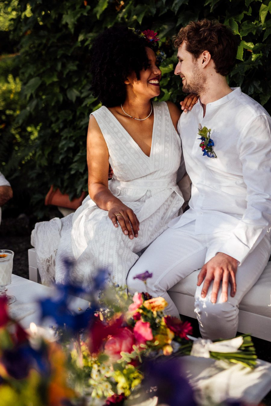 Elegante Hochzeit im eigenen Garten isarweiss