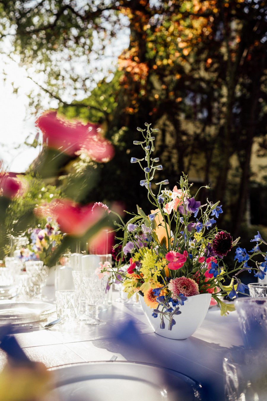 Elegante Hochzeit im eigenen Garten isarweiss