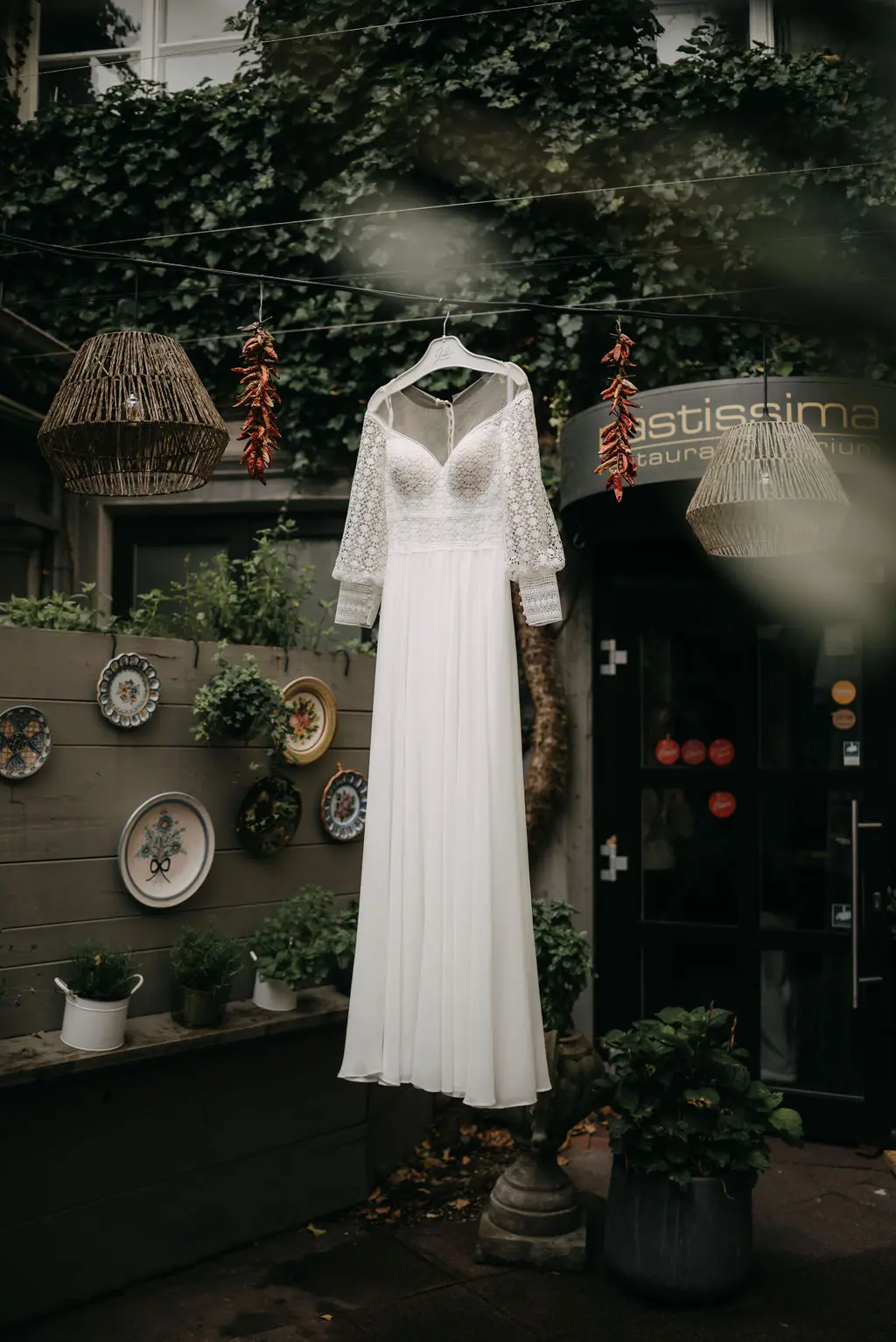Heiraten mit italienischem Flair - isarweiss - Brautkleid