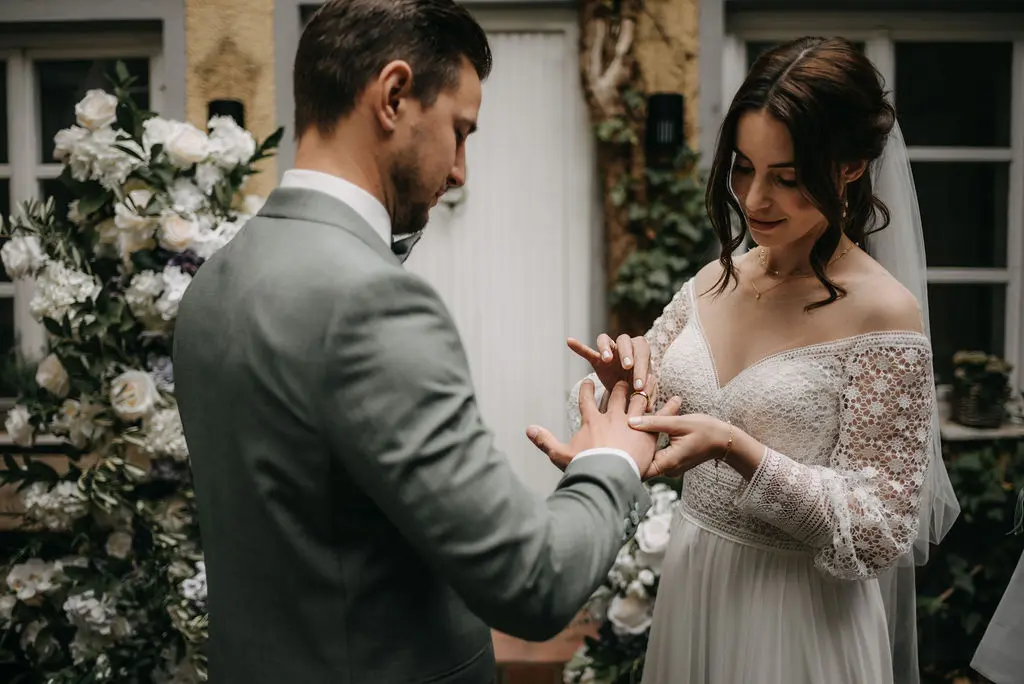 Heiraten mit italienischem Flair - isarweiss - Ringtausch