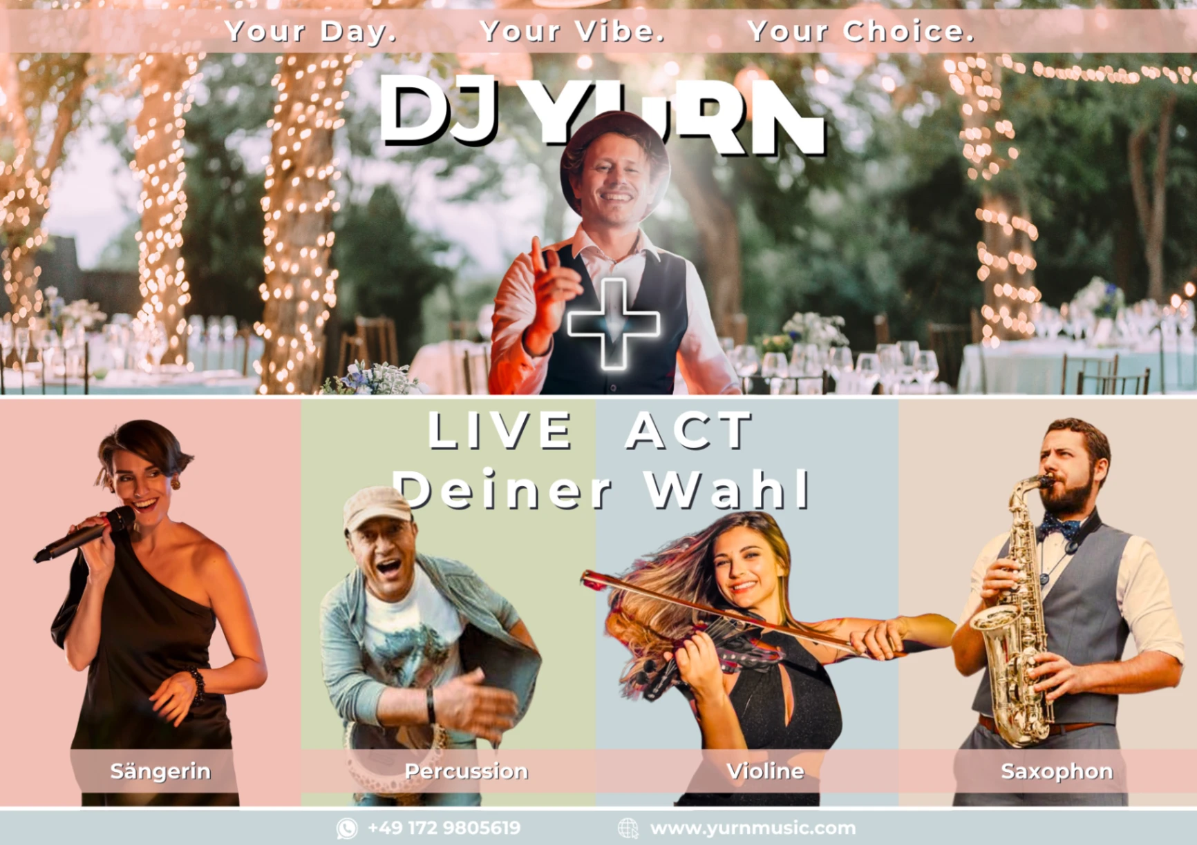 Hochzeits DJ München — DJ + LIVEMUSIK